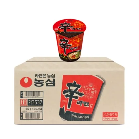 농심 신라면 컵라면 소컵 65g 30입 1박스 이미지