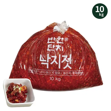 반찬단지 낙지젓 10kg