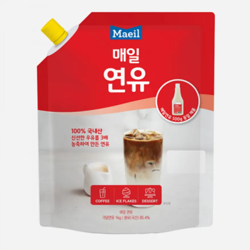 매일 연유 오리지널(파우치)빨강 1kg 이미지