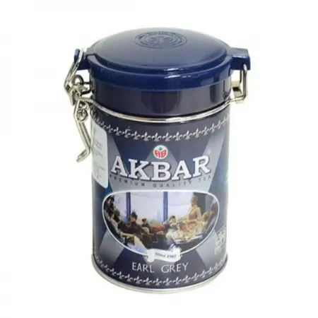 아크바 얼그레이 잎차 캔 100g