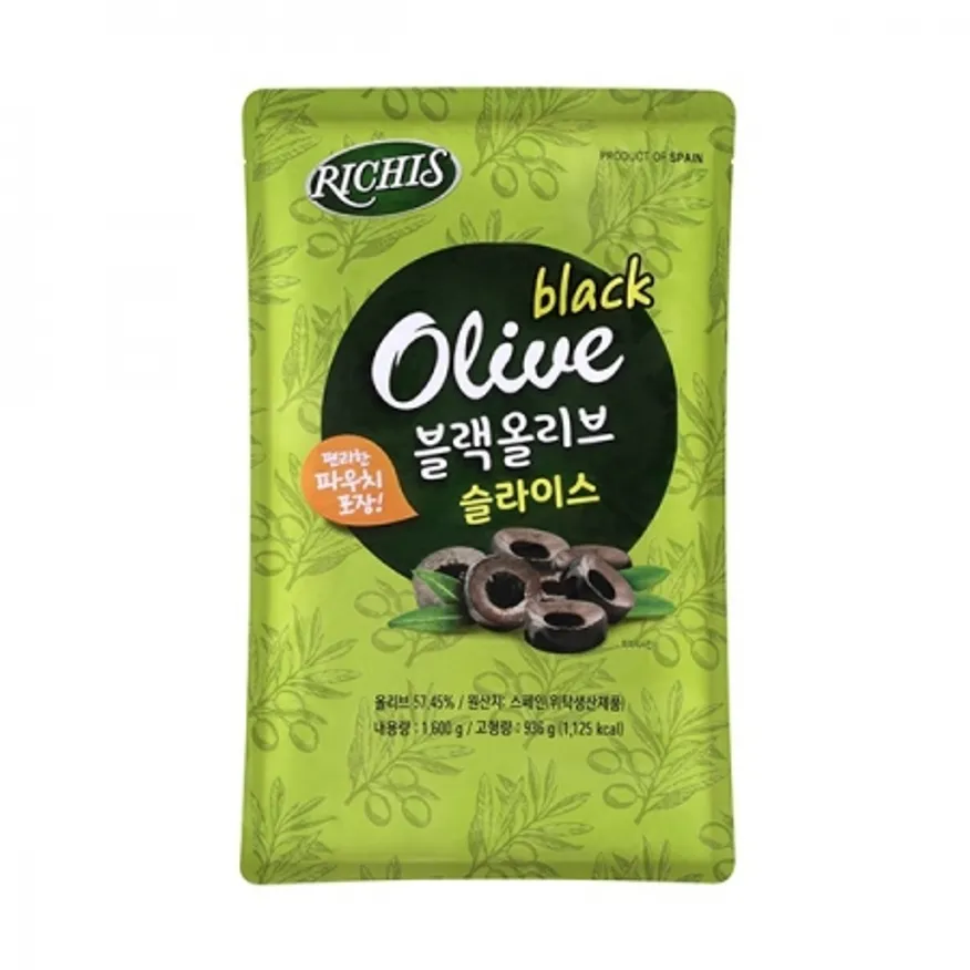 동서 리치스 블랙올리브 슬라이스 1.6kg 파우치 이미지