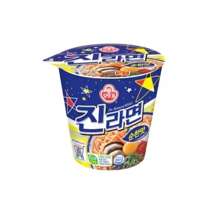 컵라면(오뚜기/진라면/순한맛/65g*6EA/소컵)1BOX