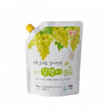 꽃샘 별난알맹이 청포도 500g