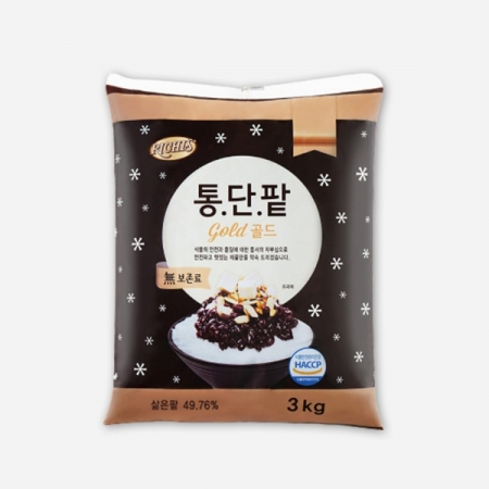 동서 통단팥 골드 3kg(파우치)