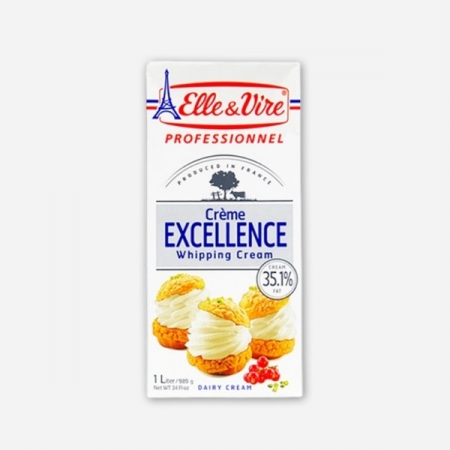 엘르앤비르 엑셀런스 휘핑크림 1L