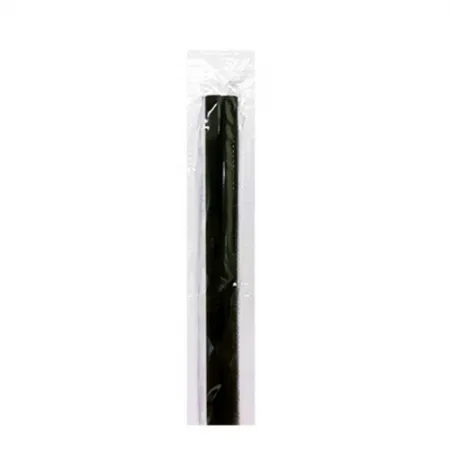25스트로우(일자빨대/7*25cm/검정/개별포장/500입)pak