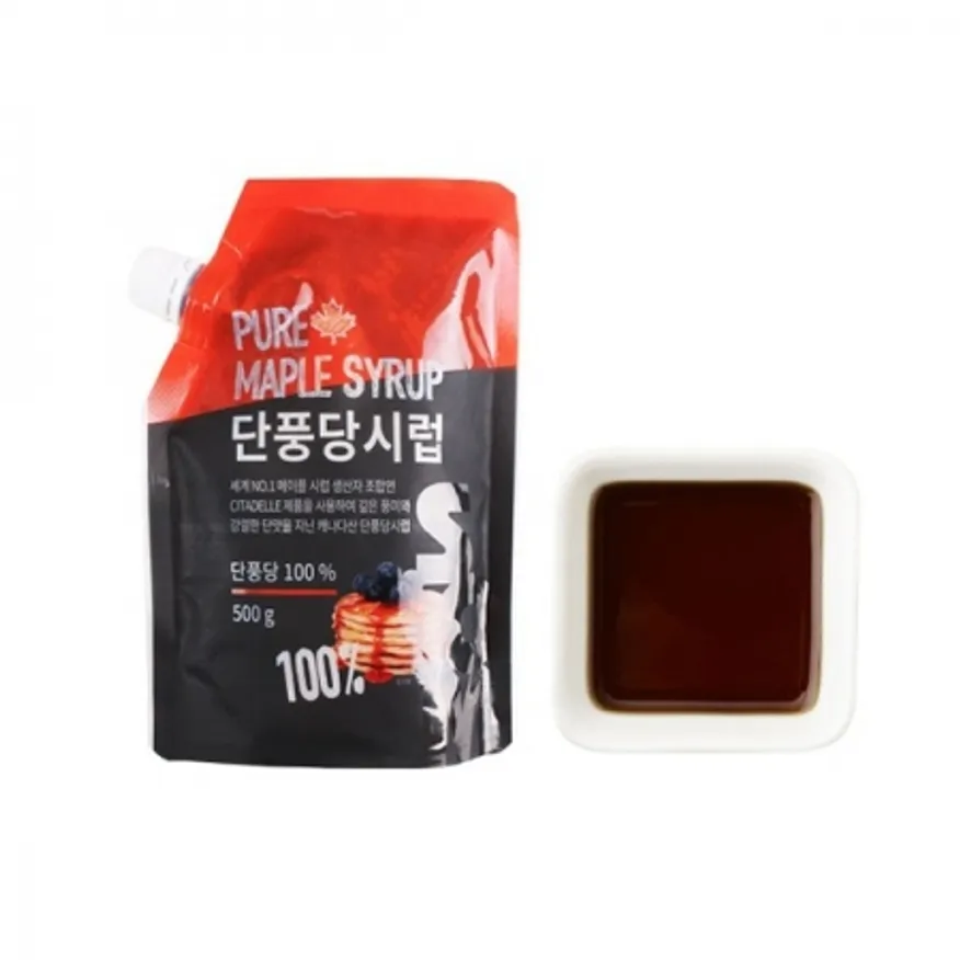 솜 메이플시럽 100%다크 500g 이미지
