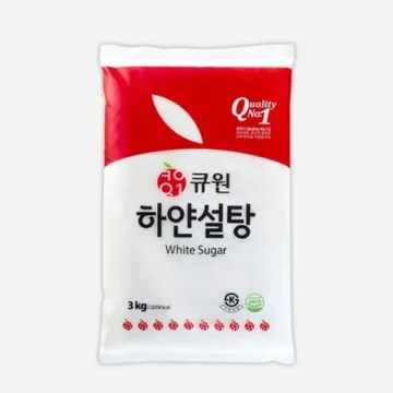큐원 하얀설탕 3kg