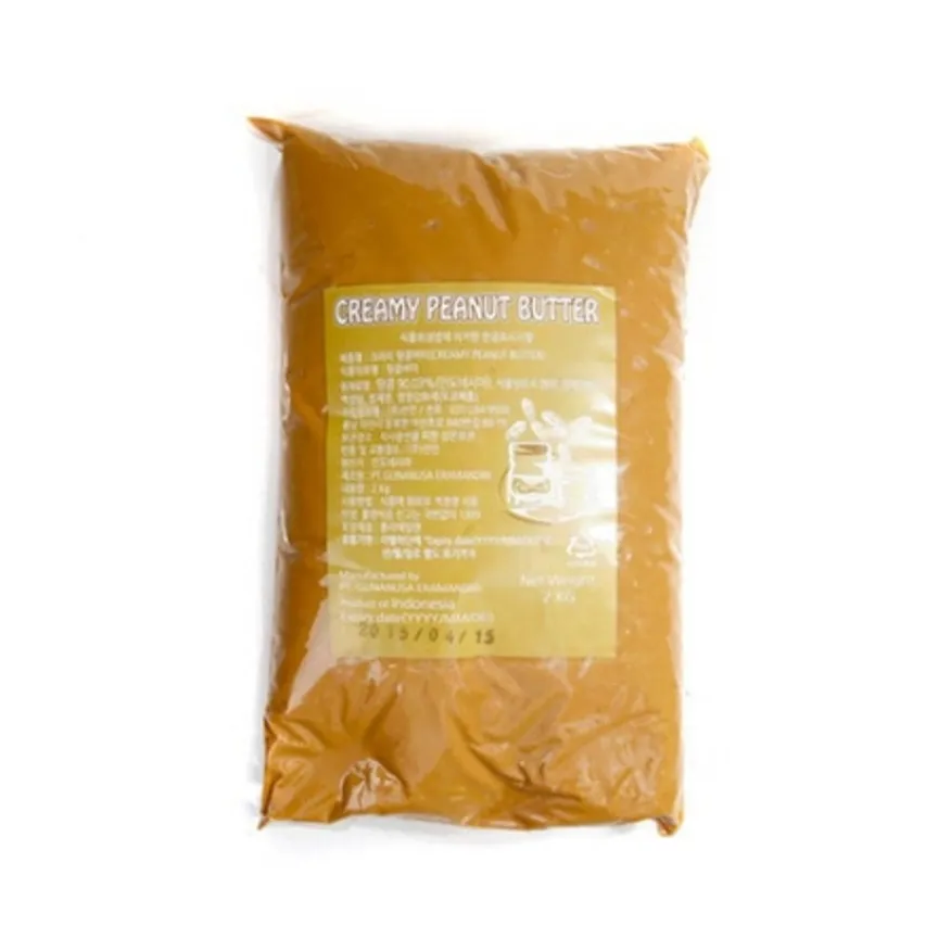 크리미 땅콩버터 (팩) 2kg 이미지