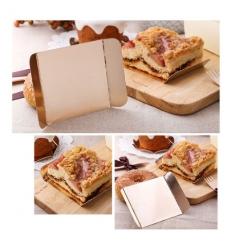 새로 조각케익종이받침 금색 정사각 100개