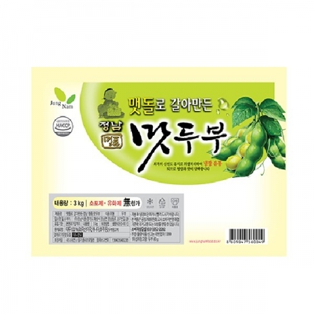 찌개두부(정남식품/수입콩)3kg