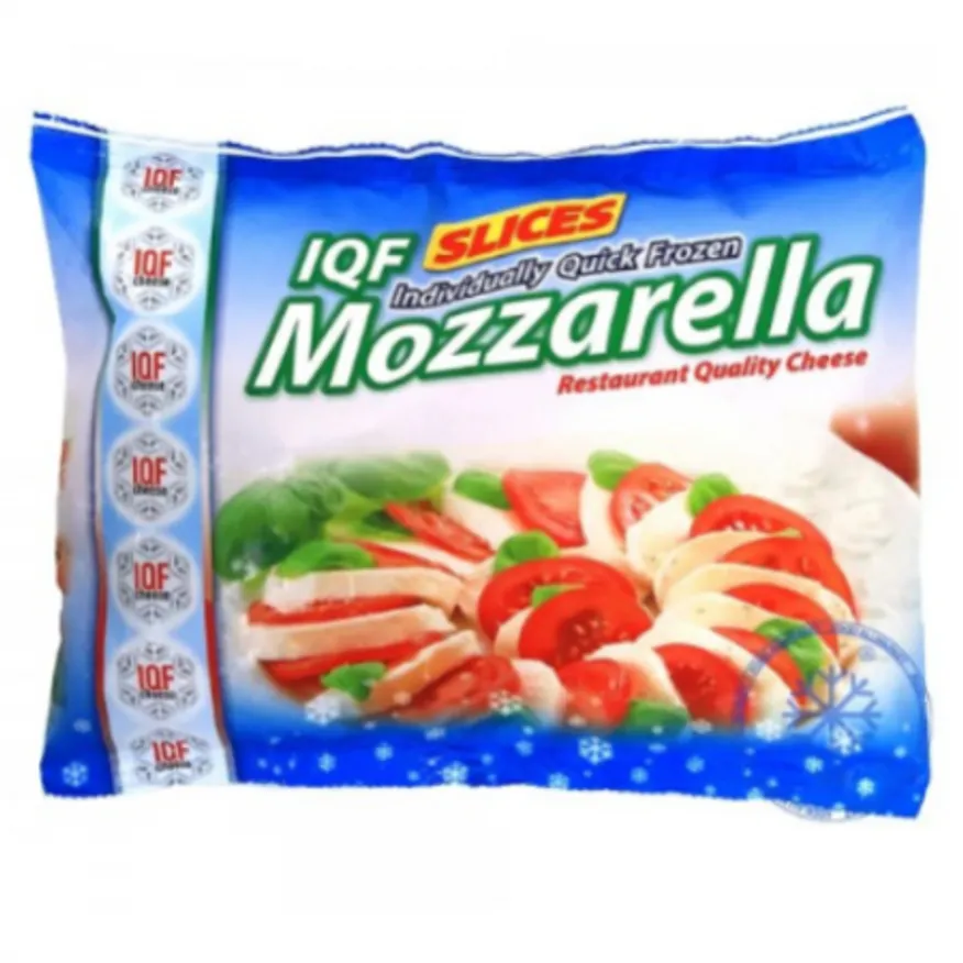IQF 모짜렐라 슬라이스 치즈 1kg 이미지