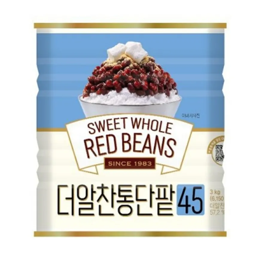 대두 더알찬 통단팥45 3kg (캔) 이미지