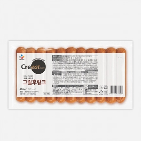 CJ 그릴후랑크 오리지널소시지 660g