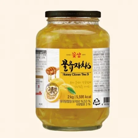 T_꽃샘_꿀유자차S(2kg)