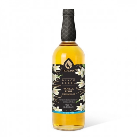 엘홀딩스 포모나블랙라벨바닐라시럽(제로슈가)1000ml