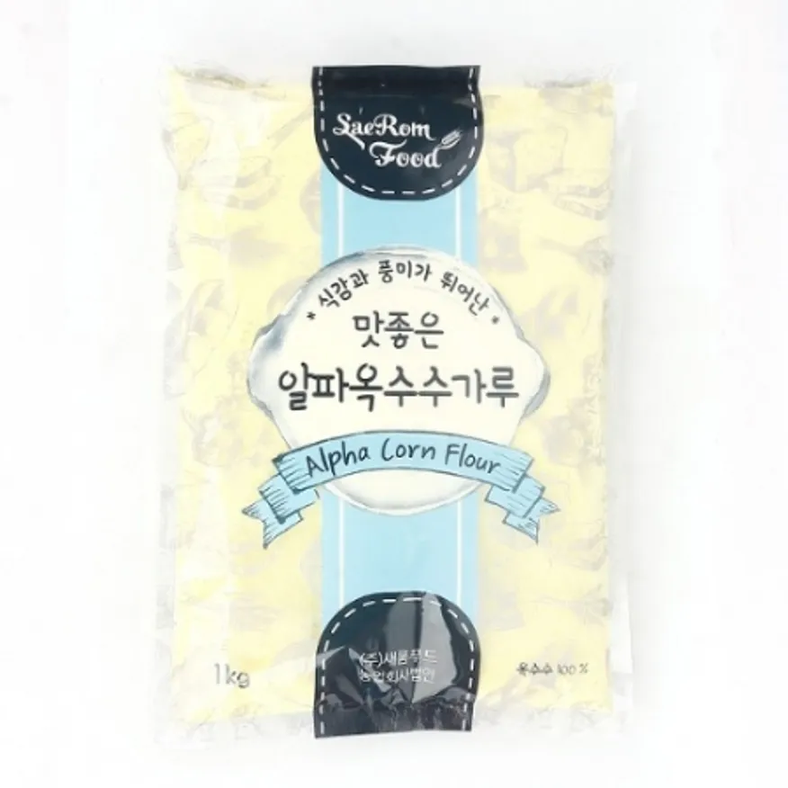 새롬 맛좋은알파옥수수가루 1kg 이미지