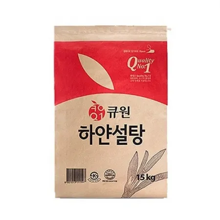 큐원 하얀설탕 15kg