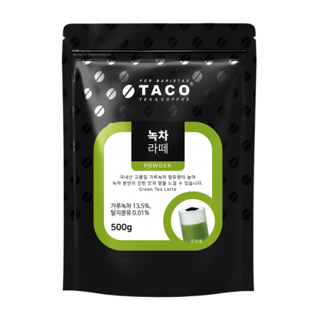 타코 녹차라떼 500g