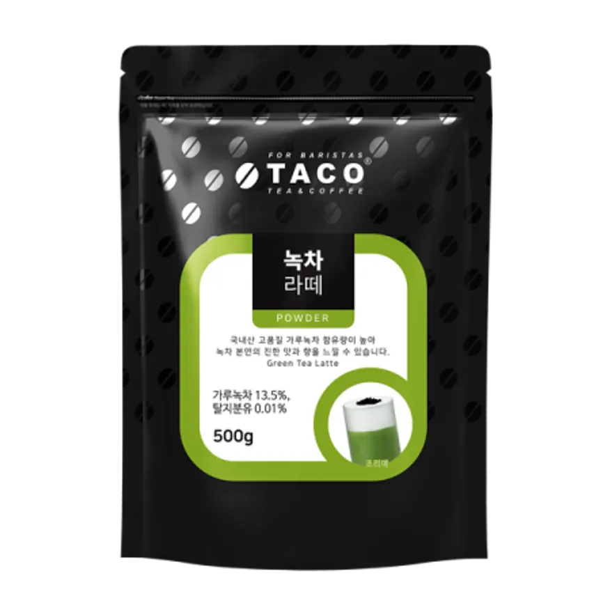 타코 녹차라떼 500g 이미지