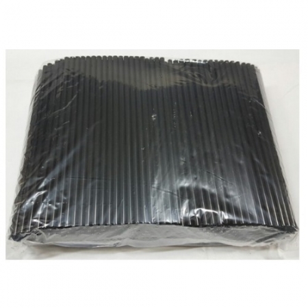 21스트로우(일자/빨대/7*21cm/검정/벌크/500입)pak