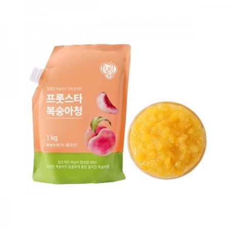 프룻스타 냉동 복숭아청 1kg
