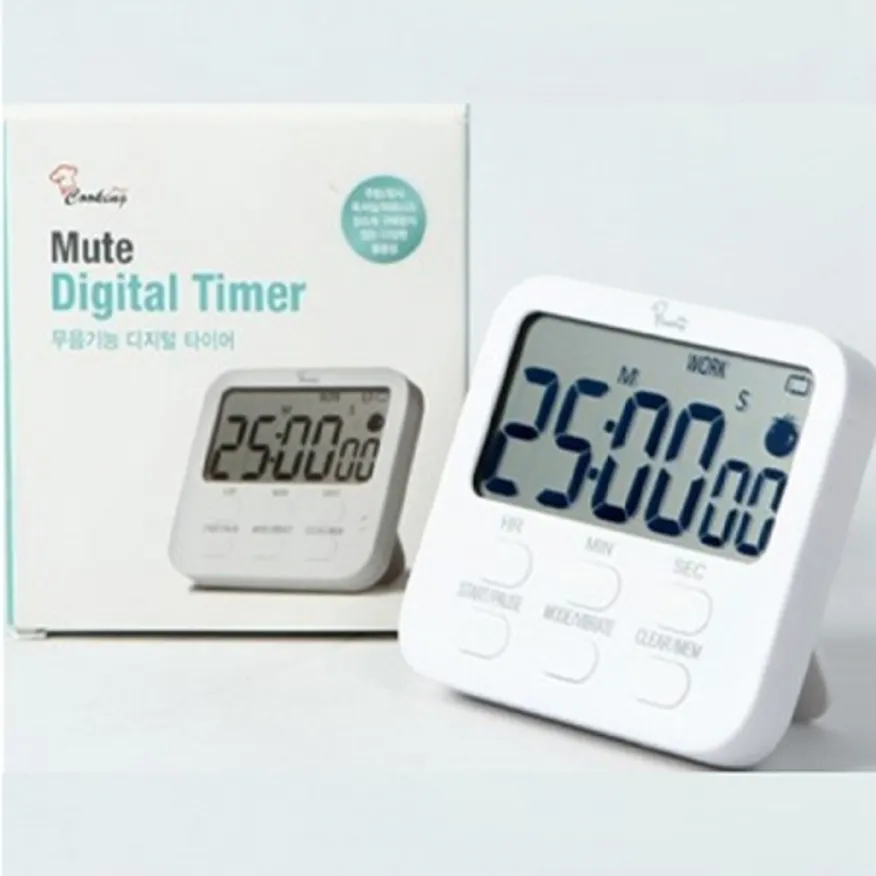 쿠킹플러스 무음기능 디지털 타이머 이미지