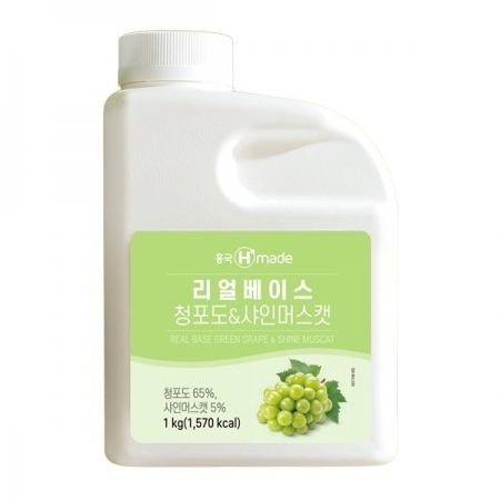 청포도&샤인머스캣농축액(맘스리얼/흥국)1L