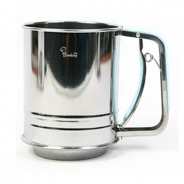 쿠킹플러스 스테인리스 스틸 밀가루 체