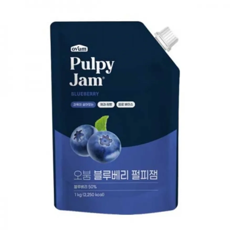 오붐 블루베리 펄피잼 1kg 이미지