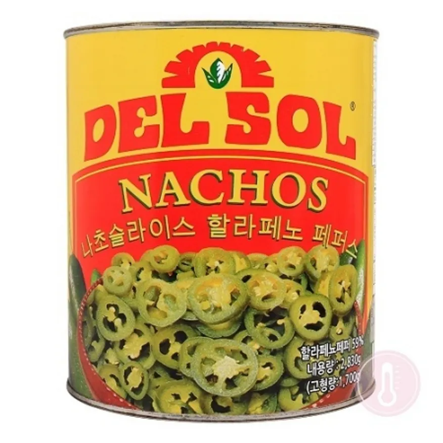 델솔 나쵸 슬라이스할라피뇨 2.83kg 이미지