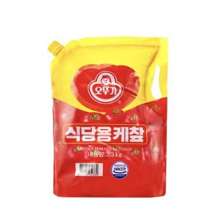 오뚜기 식당용케찹 스파우트팩 3.3kg*4개입
