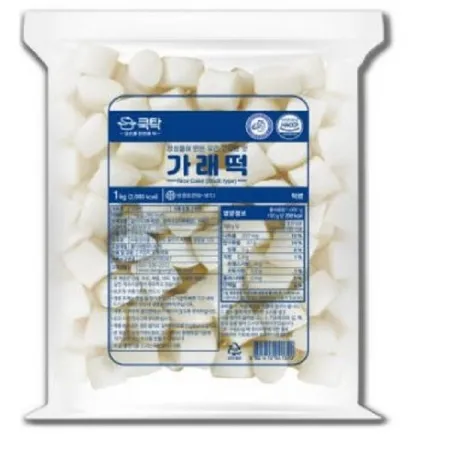 절단가래떡(동성/2.5cm/수입쌀)1kg