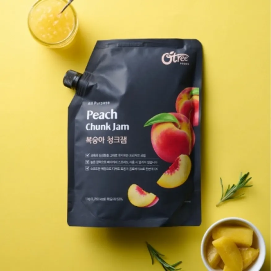 오트리푸드 복숭아 청크잼 1kg 이미지