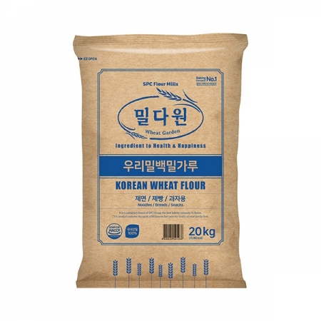 밀다원 우리밀 백밀가루 20kg