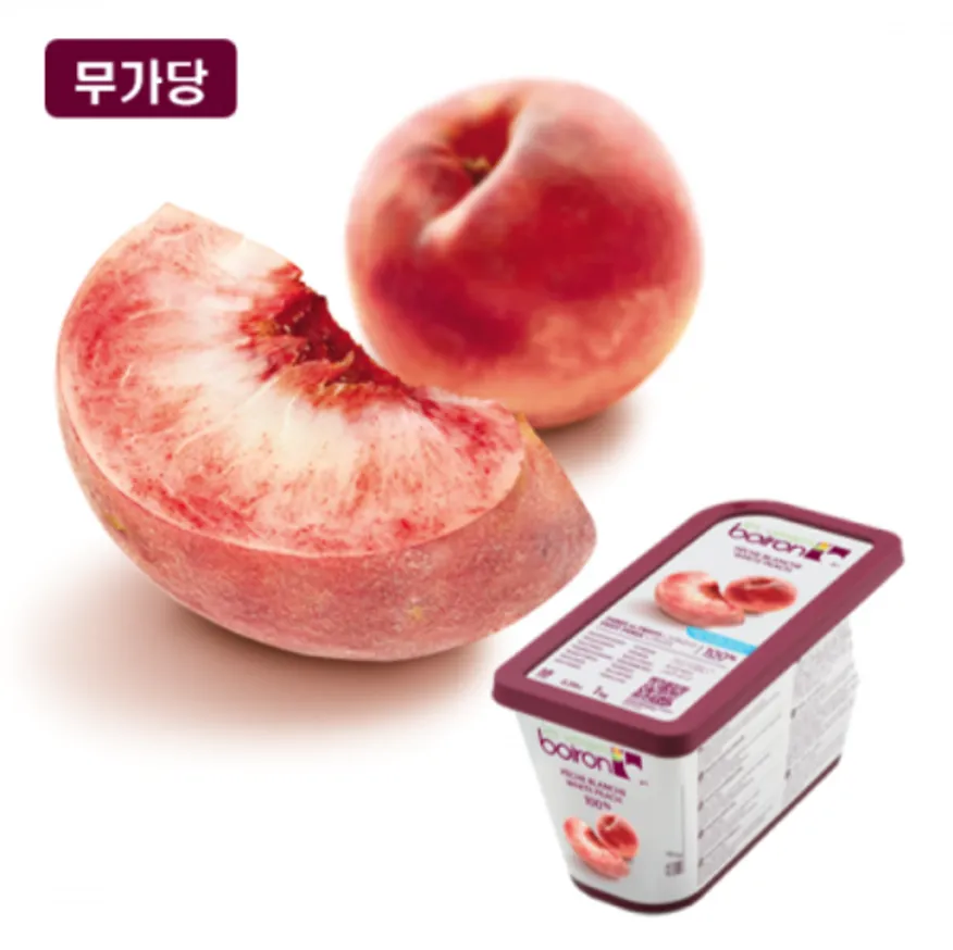 브와롱 복숭아 냉동퓨레 1kg 이미지