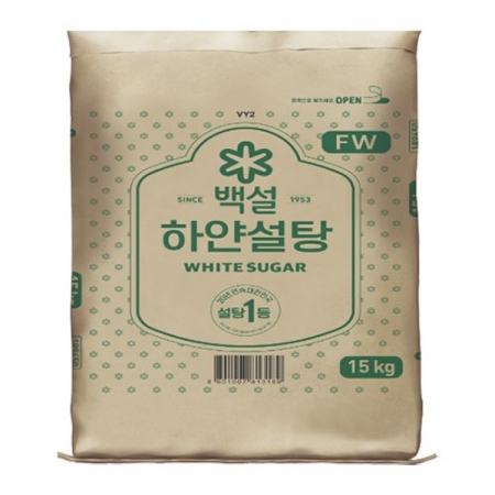 JW 백설 하얀설탕 15kg