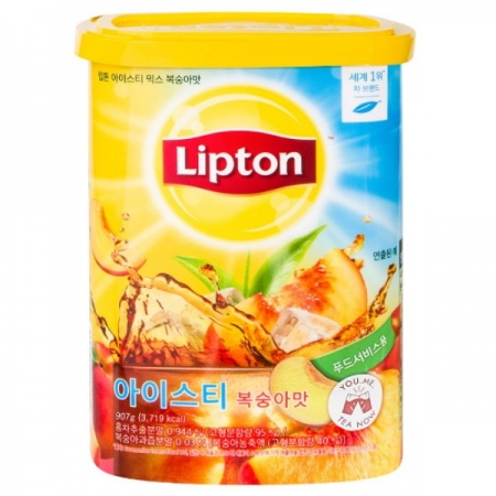 아이스티(립톤/복숭아/유니레버)907g