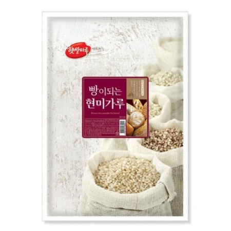 햇쌀마루 빵이되는 현미가루 3kg 이미지