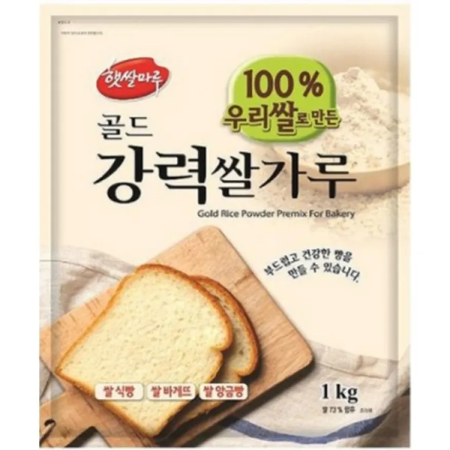햇쌀마루 골드강력쌀가루,1kg 이미지