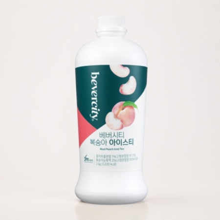 베버시티 아이스티 시럽 복숭아 2kg