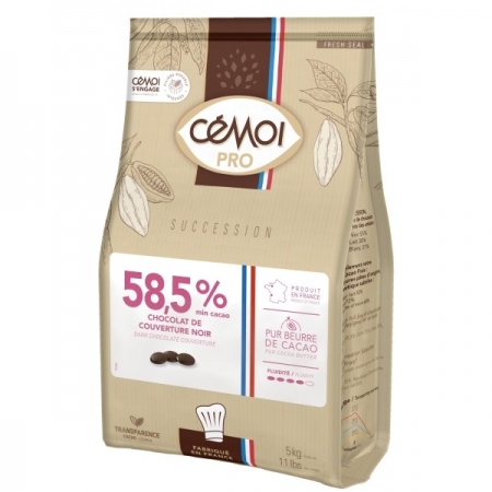 세모아 석세션 다크 초콜릿 커버춰 58.5% 5kg