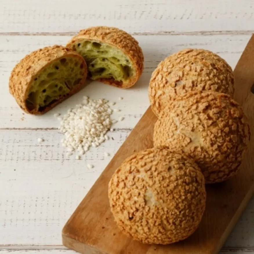 대두 찹쌀깨찰빵 (90g*10개) 이미지