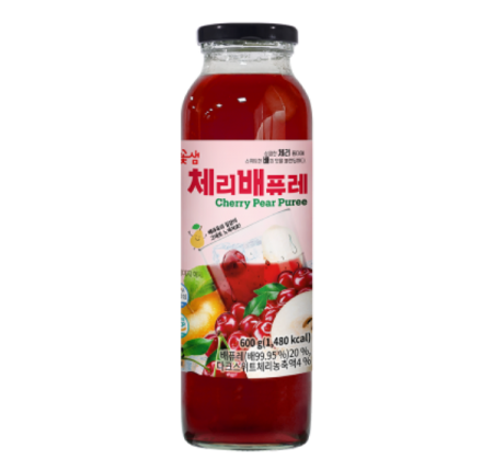 꽃샘 체리 배퓨레 600g