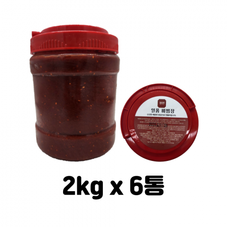 정인 일품 비빔장 2kg Χ 6통