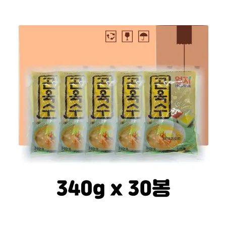 엄지 곤육수/사골육수 1박스(340gx30봉)