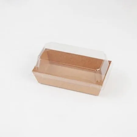 [BR] 직사각 S 샌드위치 용기 (크라프트/Rectangular-S) 500개 세트