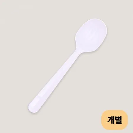 [TM] 일회용 빙수스푼 145mm 백색 개별 1박스 (2,000개)