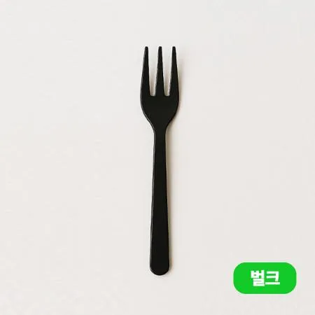 [TM] 샐러드 미니 포크 검정 벌크포장 1박스 4,000개