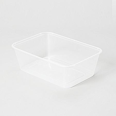 [BR] 사각 내열용기 G750C (투명/PP/750ml) 500개 세트